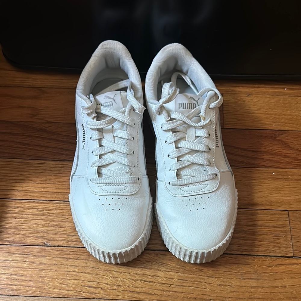 Puma Classic White Trainers